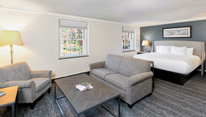 Junior Suite interior at The Gideon Putnam